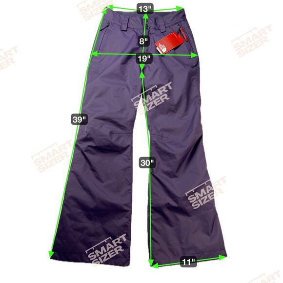 The North Face Dryvent Sally Snow Ski Pant Eggplant Purple NEW Size XS - Picture 4 of 16